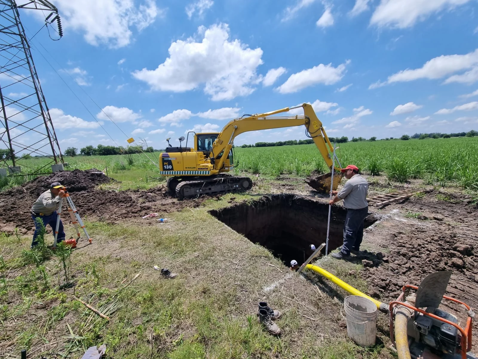 Fundaciones para infraestructura eléctrica